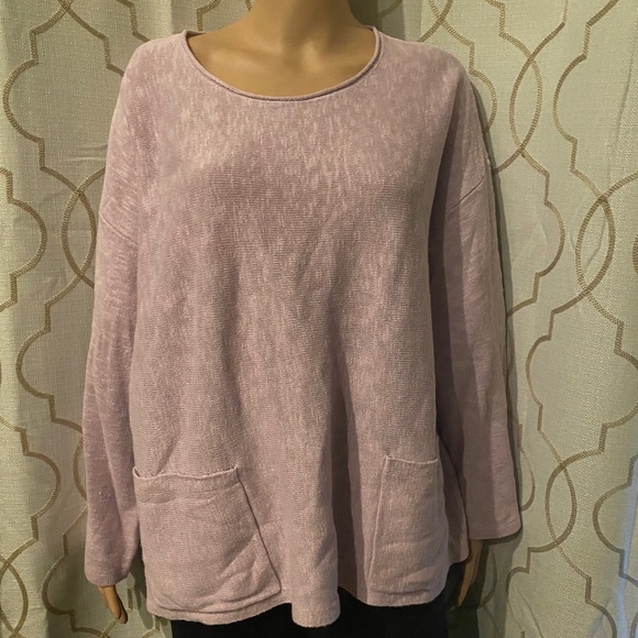 NWT🛍Eileen Fisher Organic Linen Cotton sweater - Picture 1 of 6